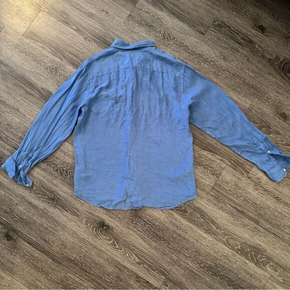 Abercrombie & Fitch linen button down new - Picture 5 of 5